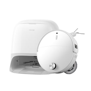 Roborock Qrevo Curv 2 Pro, aspirare și spălare cu mopul, 25.000 Pa putere de aspirare, fără încurcări, spălare cu apă fierbinte la 100 °C, autocurățare