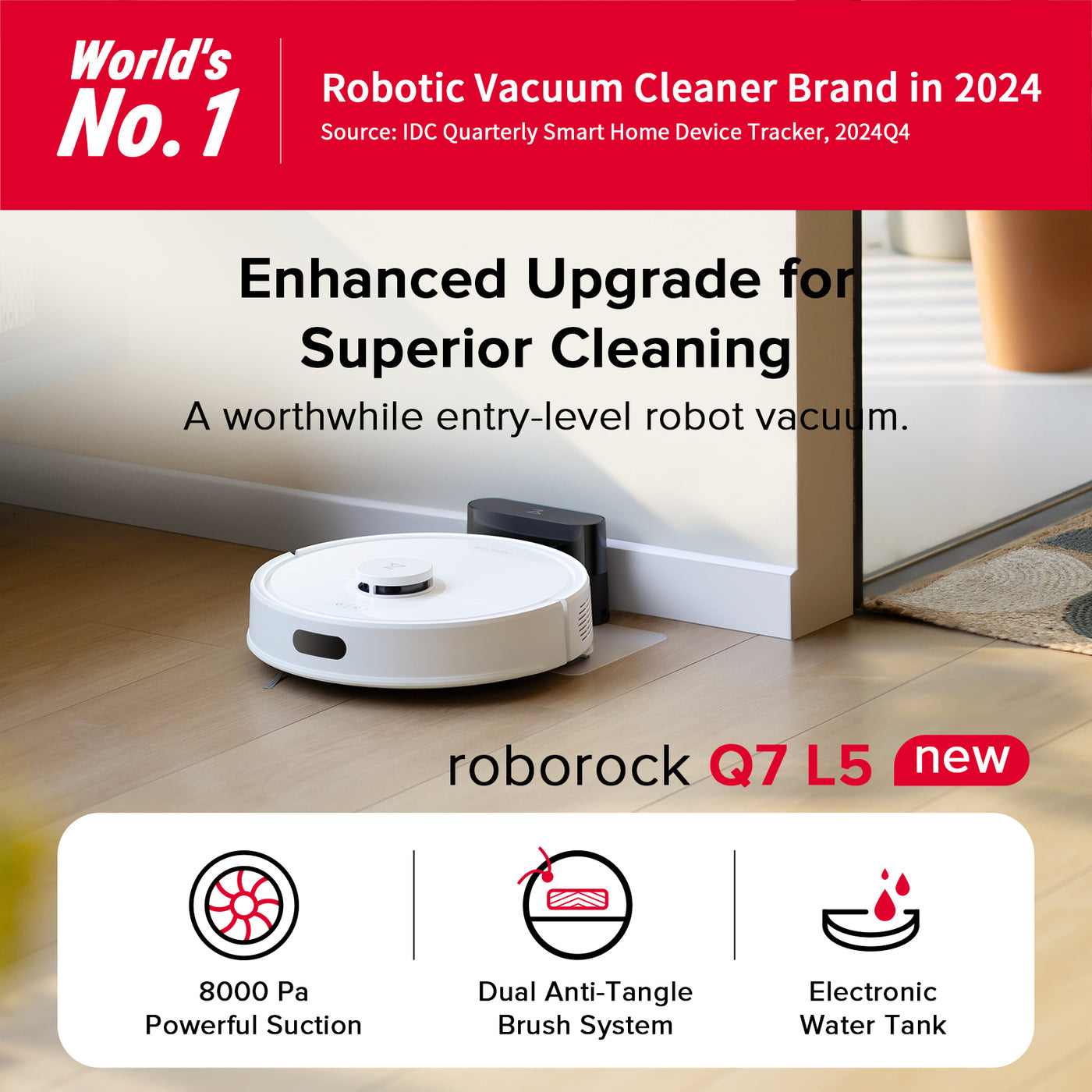 Roborock Q7 L5 – aspirator robot cu mop | Roborock Romania