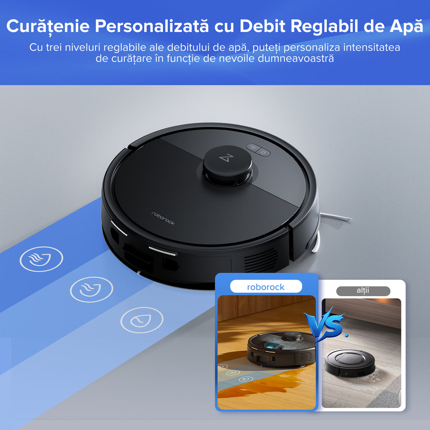 Roborock Q7 L5+ Robot aspirator și mop cu stație de golire