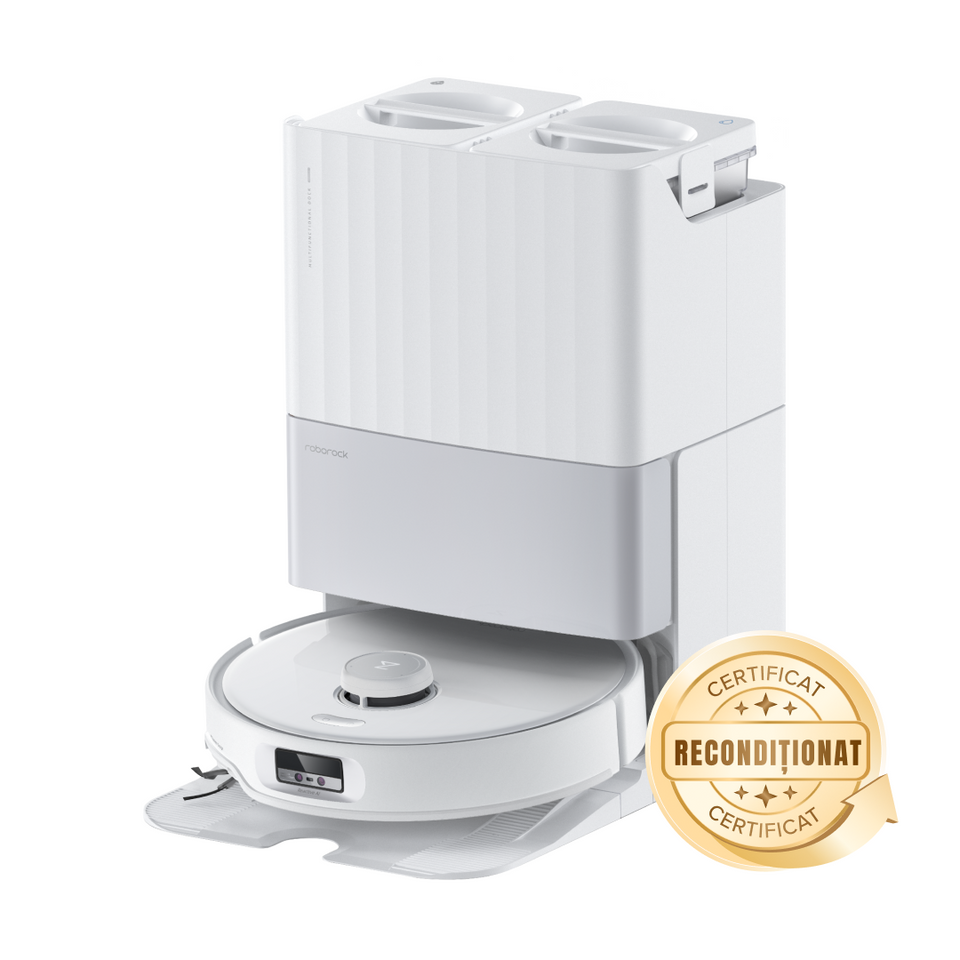 „Recondiționat - 90% ca nou”-Aspiratorul robot Roborock Qrevo Edge cu stație de andocare multifuncțională 3.0