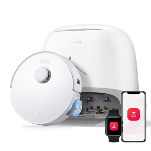 Aspirator robot cu mop Roborock Qrevo Curv 2 Flow cu stație de andocare multifuncțională
