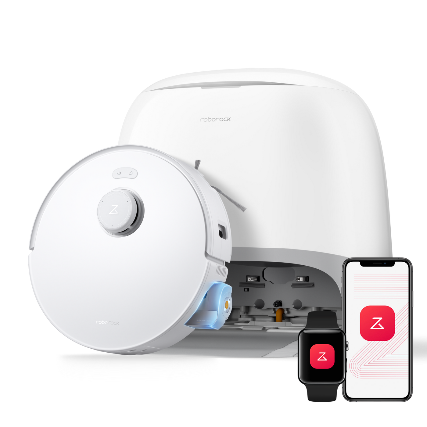 Aspirator robot cu mop Roborock Qrevo Curv 2 Flow cu stație de