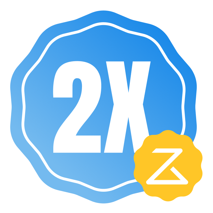 2× Puncte Bonus